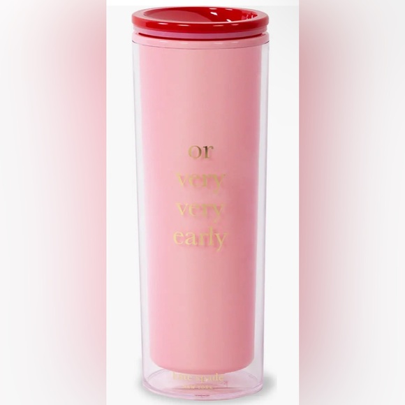 kate spade Other - kate spade New York “a little late…or very very early” 16 oz thermal mug…